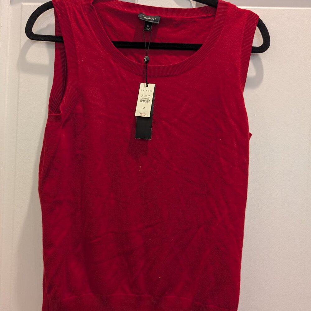 Talbots Red vest (Medium) - Never Worn